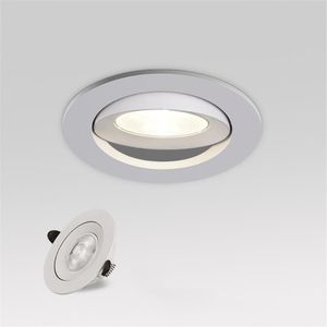 Downlights Spotlight Embedded 5W 7W 12W LED Luz de techo interior Dormitorio moderno Sala de estar Downlight Iluminación de ángulo ajustable