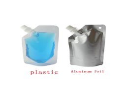 Bolsa de aluminio de aluminio para beber bolso de almacenamiento líquido salsa de leche salsa de leche transparente bolsa de pie lx29324021806