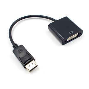 Adaptateur DP vers DVI Port d'affichage DisplayPort vers convertisseur DVI mâle vers femelle adaptateur de câble 1080P pour écrans de projecteur de moniteur