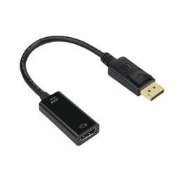 DP vers HDMI-Compatible 4K 1080P mâle femelle DisplayPort câble PC TV Mini projecteur moniteur de télévision Projeteur pour ordinateur portable Hp