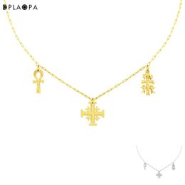 DPLAOPA 925 Collier sacré en argent en argent or sterling en argent en or