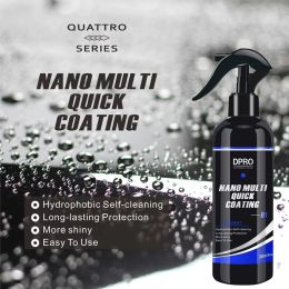 Dpro nano coating spray 300/100 ml keramisch vloeibaar glas waterdichte hydrofobe sneljas auto verfverzorgingsauto details met m-b1