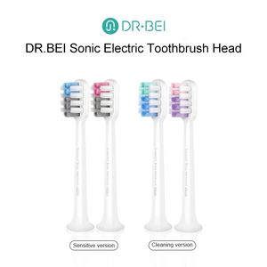 Dr.Bei C1 / S3 / S7 Têtes de pinceau de remplacement pour brosse à dents électrique têtes de brosse à dents électriques Appliquer sur la brosse à dents Aonic Clean 240409