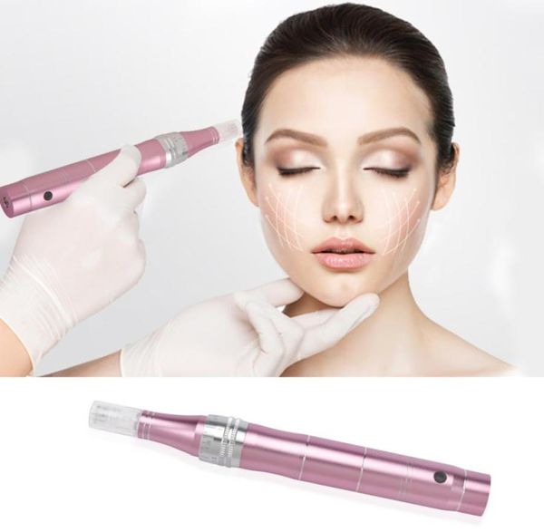 Dr Derma Pen A1 Micro petites aiguilles stimulent le raffermissement de la peau éliminent les rides cicatrices marques dissolvant de rides Machine de levage du visage 3857579