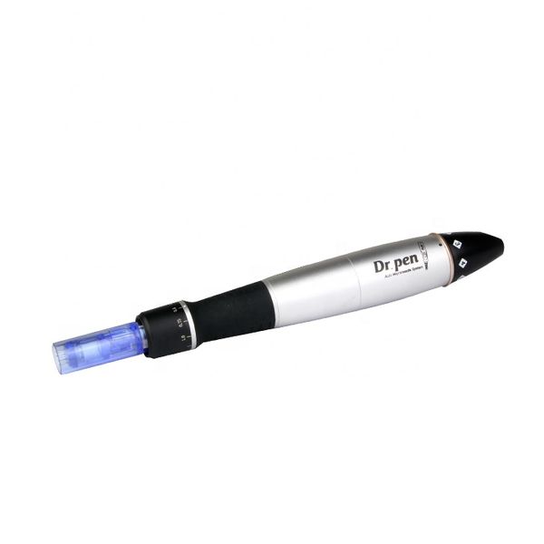 Dr. Derma Pen Sistema automático de microagujas Agujas ajustables Longitudes 0,25 mm-3,0 mm Rodillo eléctrico de microagujas