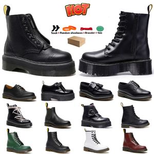 Dr Martinss Designer Bottes Doc Martens Hommes Femmes Hiver Neige Bottines Classique Couleur Cuir Oxford Bas Cheville chaussures