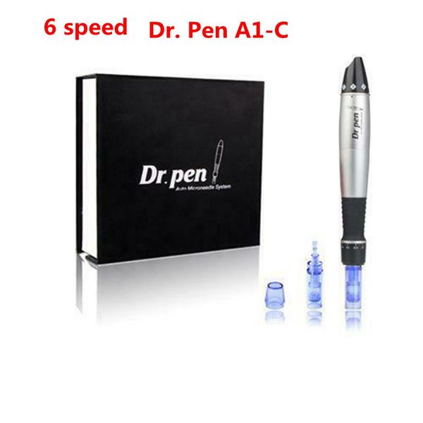 Dr Pen A1-C Auto Microneedle Sistema de cuidado de la piel Longitudes de aguja ajustables 0.25 mm-3.0 mm Dermapen eléctrico Sello CE
