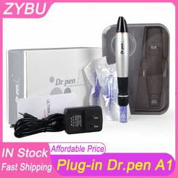 Dr.Pen A1-C Plug In Derma Pen Auto Microneedle Systeem Verstelbare Naald Lengtes 0.25mm-3.0mm 5 Speed Elektrische Dermapen Meso Therapie Huidverzorging Gereedschap