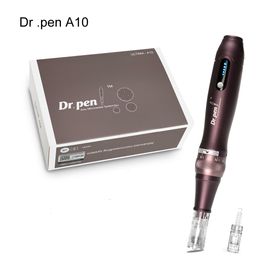 DR PEN A10 Electric Wireless Miconeedling Professional Derma Auto Micro Mesotherapy Beauty Machine avec des aiguilles de 2 pcs