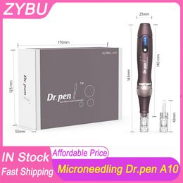 Dr.pen A10 Microneedle Dr Ultima Professional Derma Pen Elektrische Dermapen Huidverzorging Rimpel Pigment Verwijdering MTS Tools Gezicht Mesotherapie Naald Roller Auto Stempel