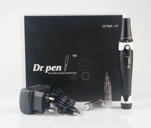 Dr.Pen A7 Microneedle Roller Auto Microneedle System Longueurs d'aiguille réglables 0.25mm-2.5mm Electric Derma Dr.Pen Stamp