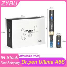 Dr.pen A8S Draadloze Microneedles Roller Derma Pen Naaldcartridges 6 Digitale Snelheid Schoonheid Huidverzorging Machine Thuisgebruik Gezicht Meso Therapie Dermapen Micro Needling Stempel