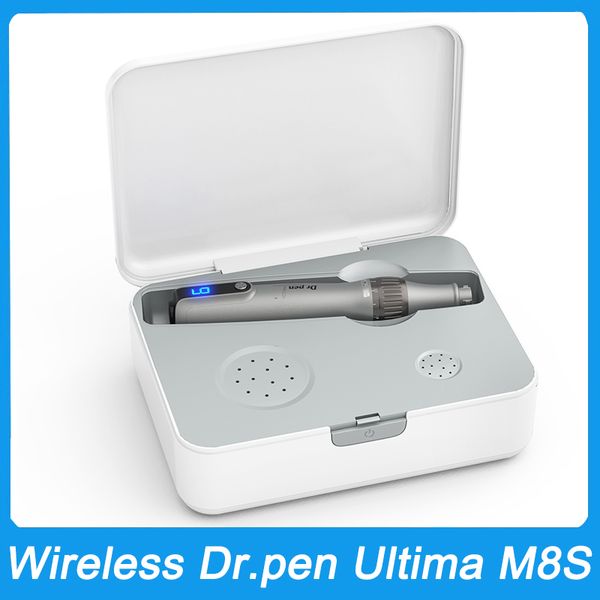 Dr.pen Auto Micro Needle System Ultima M8S Dermapen Cuidado de la piel Máquina de belleza Crecimiento del cabello Antienvejecimiento Mesoterapia Rejuvenecimiento de la piel Dr Derma Pen Agujas Sello de rodillo