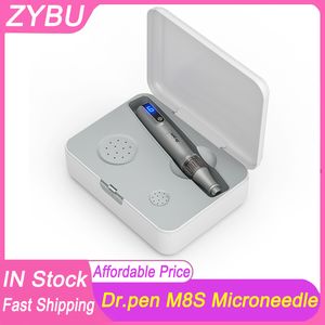 Dr.Pen Auto microneedle-systeem Ultima M8S Elektrische dermapen dermaroller dr pen Microneedle Huidverzorging M8 Upgrade M8S Mesotherapie Haargroei Gezicht MTS Anti-aging