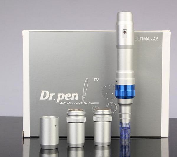 Dr. Pen Derma Pen Auto Microneedle System Longueurs d'aiguille réglables 0,25 mm à 2,5 mm DermaPen électrique Derma Stamp Auto Micro Needle Roller