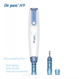Dr. Pen Derma Pen Microneedle System Longitudes de aguja ajustables 0,25 mm-3,0 mm Microneedling eléctrico Dr-Pen Derma-stamp Auto Micro Needles Rodillo Cuidado de la piel