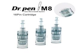 Cartuchos de aguja Dr Pen M8 Cartuchos de bayoneta Derma Pen eléctricos 11 16 36 42 Aguja de tatuaje Dermapen Micro Skin Needling Tip4361908