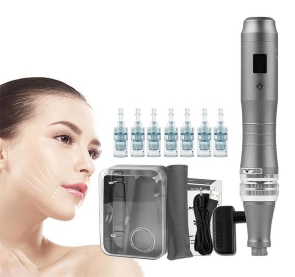 DR PEN M8 avec 7pcs cartouche professionnelle électrique Derma Derma RF Machine Machine MTS Mesotherapy Bbglow 2206234304009