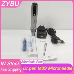 Dr.pen M8S DermaPen Cartouche d'aiguilles Aiguilles Conseils 18 broches électrique Micro Rolling Derma Système de micro-aiguilles sans fil Machine MTS Outil Soins de la peau Dr Pen Mésothérapie