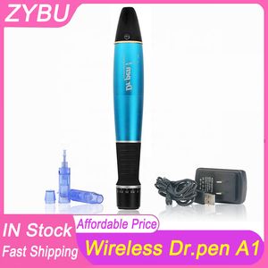 Dr Pen Ultima A1 Pluma de microagujas inalámbrica con kit de cartuchos de 12 piezas Derma Pen Auto Micro agujas Mesoterapia facial Cuidado de la piel Dispositivo Dermapen