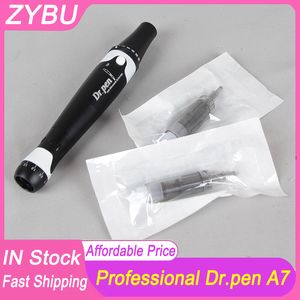 Dr.pen Ultima A7 Stylo de micro-aiguille filaire Soins de la peau du visage Dermapen Stamp Système de micro-aiguilletage automatique Rouleau MTS Derma Pen Mésothérapie Essence nutritionnelle Importation