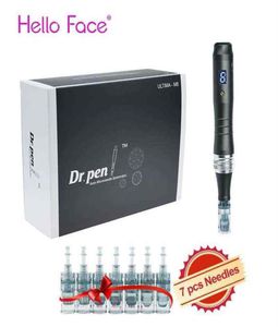 Dr pen Ultima M8 met 7 stuks cartridges Draadloze Derma Pen Huidverzorgingskit Microneedle Thuisgebruik Schoonheidsmachine 211224205n231s4065347