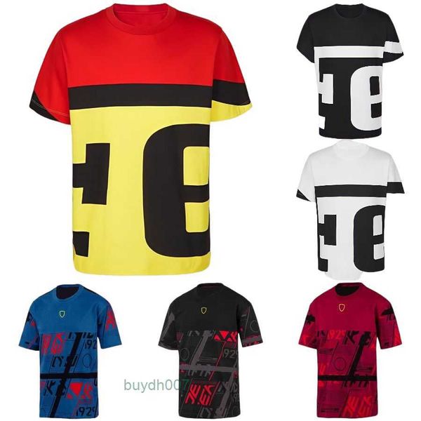 Dr4a Polos pour hommes T-shirt F1 T-shirt Formule 1 T-shirt d'été pour hommes à manches courtes pour les amateurs de course en plein air T-shirts Maillot VTT à séchage rapide Plus la taille Tops personnalisables