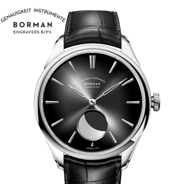 DraaigereedSchap Borman Brand Mens Watch Power Power Reserve 80Hour Moon Phase Automatic Mécanique montre Sapphire Verre Imperpose 50m montre