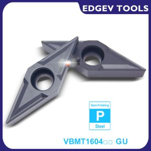 Outil de tournage EDGEV, 10 pièces, coupe-tour CNC, Inserts en carbure VBMT160404 VBMT160408 VBMT331 VBMT, outils de tournage en tungstène, acier Type P