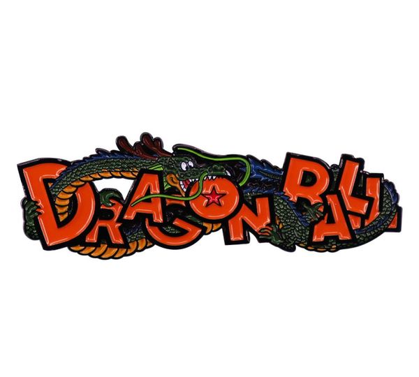 Badge Dragon dessin animé japonais, broche en émail01234567894005454