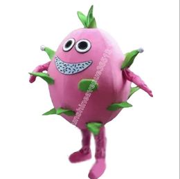 Dragon fruit mascotte kostuum top cartoon anime thema personage carnaval unisex volwassenen maat kerst verjaardagsfeestje buitenjurk