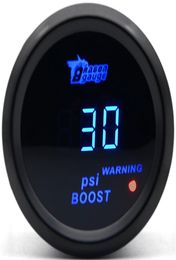 DRAGON GAUGE 2 inch 52MM Boost Turbo Gauge Zwarte Kleur Digitale Blauwe Led 1530PSI6559712