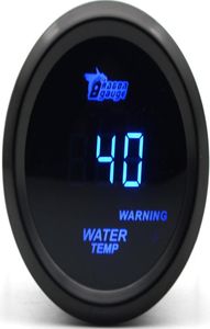 DRAGON GAUGE Indicador de temperatura del agua, 2 pulgadas, 52MM, Color negro, Digital, Led azul, 40150 C3276639