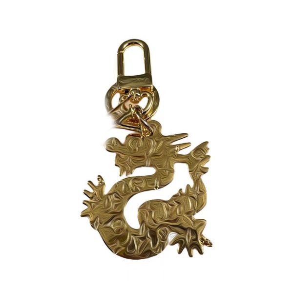 Dragon Porte-clés Exquis Pendentif Luxe Designer Porte-clés Classique Voiture Porte-clés Femmes Boucle Bijoux Porte-clés Sacs Pendentifs Cadeau CSD2403016-8