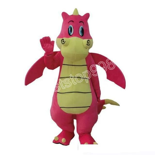 Dragon mascotte Costume Performance simulation dessin animé thème personnage adultes taille noël publicité extérieure tenue Costume