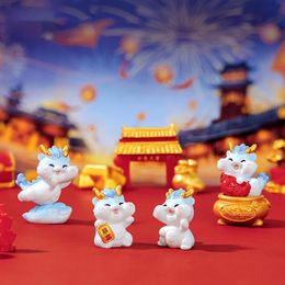 Draak Ornamenten Micro Landschap Nieuwjaar Schattige Kleine Draak China-Chique Pop Handgemaakte Accessoires Chinese Dierenriem Draak Jaar Groothandel