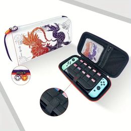 Dragon Pattern Sac de rangement blanc Housse de protection Console de jeu pour Nintendo Switch