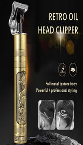 Dragon Phoenix Hair Clipper Hair Electric Clipper Huile Tête Couper Tête Couteau Full Metal Copper Tube Electric Push7660237