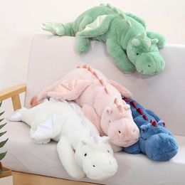 Drache Plüsch Stofftier Stofftier Große Größe Fliegender Dinosaurier Wurfkissen Home Decor Puppe Kinderspielzeug Geburtstag Weihnachtsgeschenk 231225