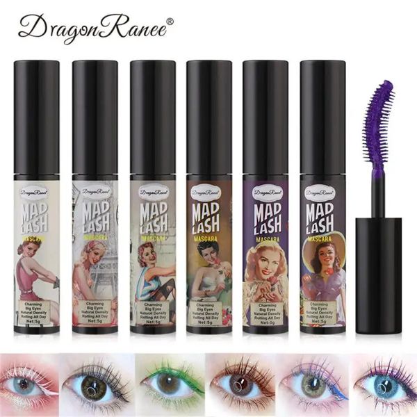 DRAGON RANEE Mascara Style de maquillage européen américain couleur épaisse et facile à cils pinceaux outils cosmétiques pour les yeux 231226