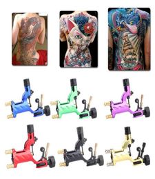 Dragonfly Rotary Tattoo Machine Shader Douleur 7 Colors Coup Tatoo Motor Gun Kits Fourni pour les artistes9111251