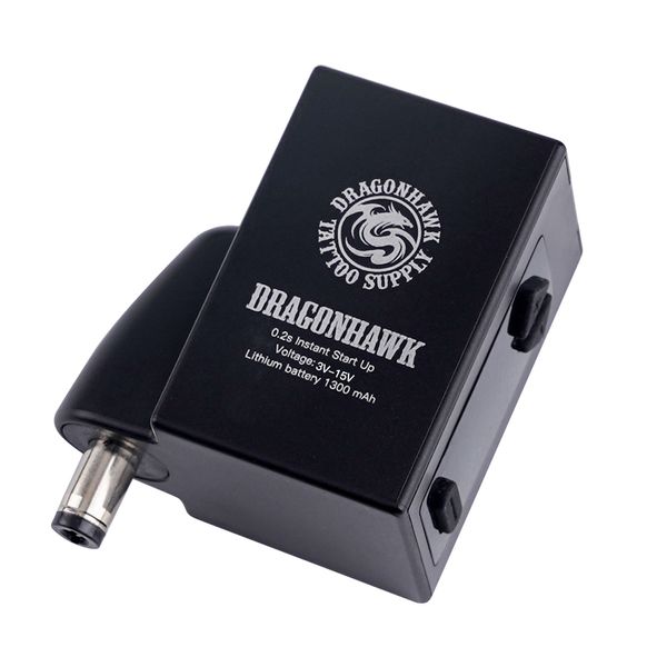 Dragonhawk – batterie sans fil B2, alimentation électrique Rechargeable pour tatouage, connexion DC P211