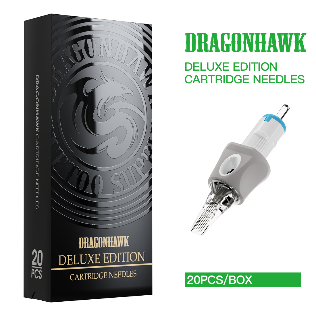 Aghi per cartucce Dragonhawk Deluxe Aghi per tatuaggio professionali Bugpin Magnum 20 pezzi/scatola LYD-M