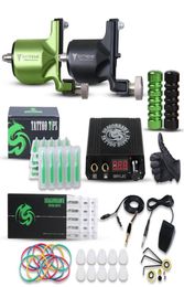 Dragonhawk Extreme Tattoo Kit Rotary Motor Machines Mini Alimentation d'alimentation Aigneures TIPS GRIPS5337909