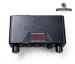 Dragonhawk Tattoo Power Supply LCD -scherm Dual Adapter Switch Box P0696436696