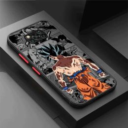 Dragons Balls Téléphone Case pour Xiaomi Poco X3 X3 NFC X3 Pro F3 M5S M5S X4PRO 5G X4 GT C40 X5PRO 5G COUVERTURE D'ARMOR ARRIFFICATION MATTE