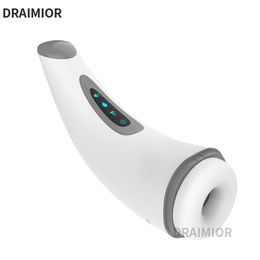 DRAIMIOR Chupando Automático Masturbador Masculino Para Hombres Orgasmo Real Textura 3D Vagina Taza Realista Juguetes Sexuales Para Adultos 18 Sex Shop 220822