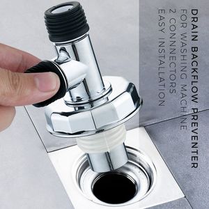 Drain Backflow-prevent voor wasmachine 3-weg gewrichtsadapter Afvoerafdichting Deodorant vloer afvoerpijp Speciaal elleboogdruppel