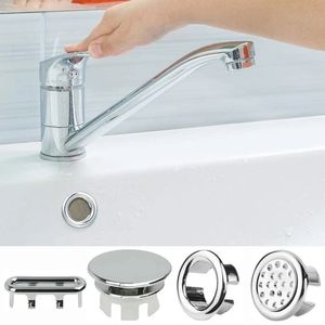 Drains Suchme Kitchen Bathroom Basin Trim Bath Sink Hole Round Overflow Drain Cap Cover Overflow Ring Hollow Wash Basin Overflow Ring 230323