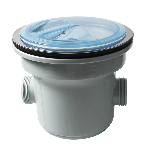 Drains Talea 180/185Mm type coréen panier crépine déchets avec double trop-plein évier de cuisine bassin grande bride drain broyeur Xp373C001 Dh1Cp